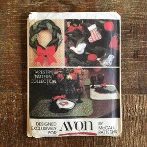McCalls Sewing Pattern 5380 Seasons Greetings Holiday Christmas Decor Avon UNCUT